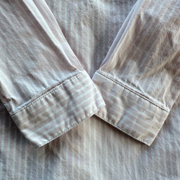 Carter’s Girls Pink Striped Unicorn Button Down Long Sleeve Shirt Size 8 - Picture 4 of 6